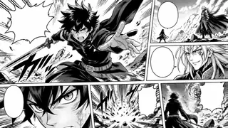 Black-and-white manga page template