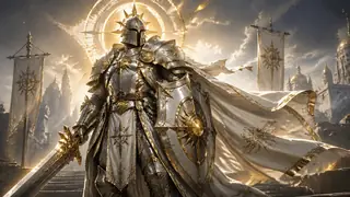 Fantasy paladin armor concept