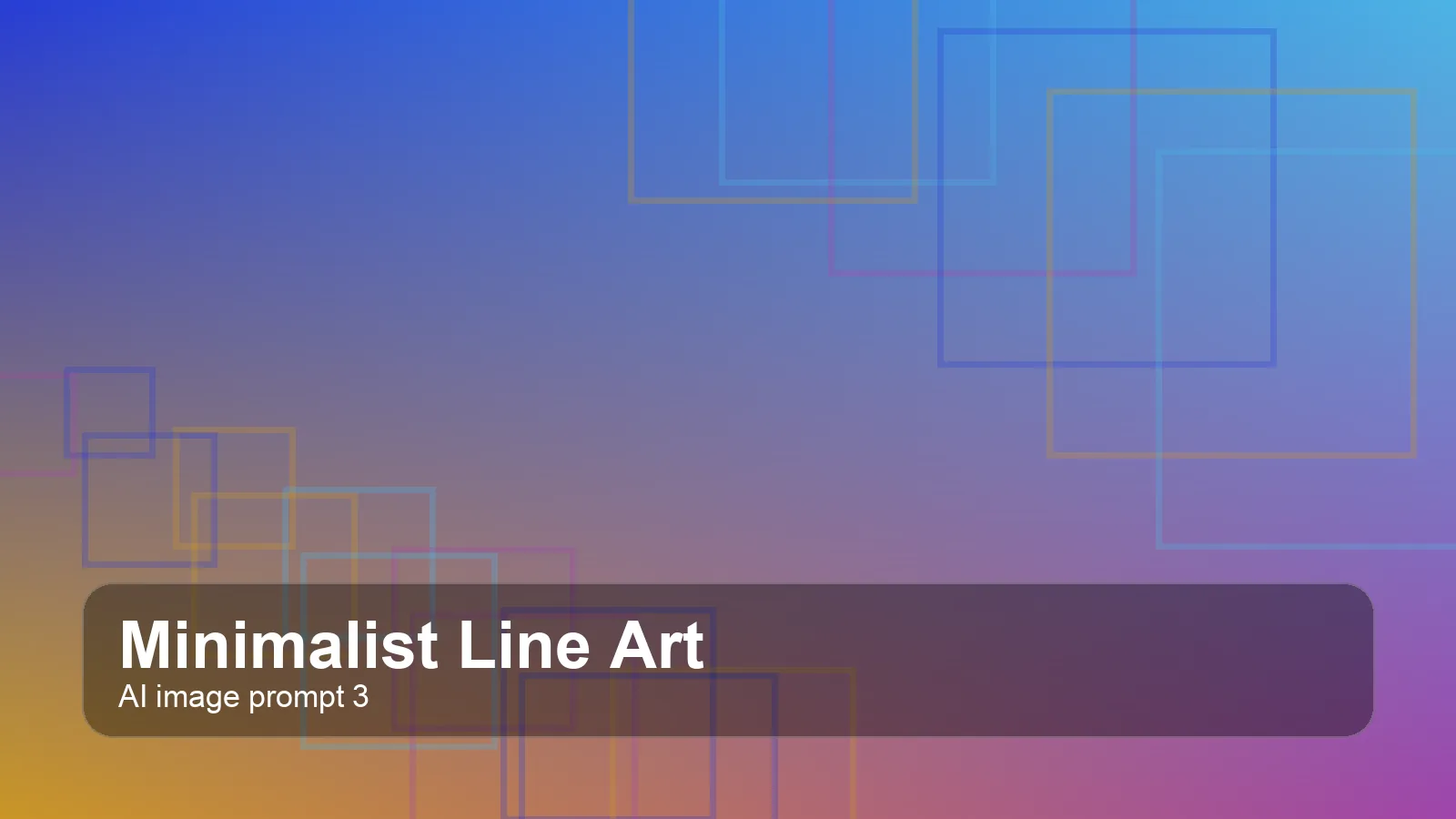 Create a gallery-quality minimalist line art scene