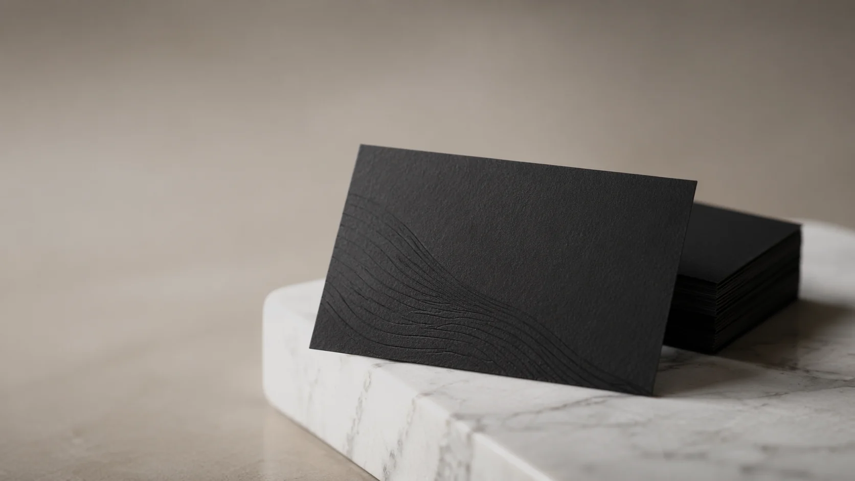 Premium editorial modern business card graphics image