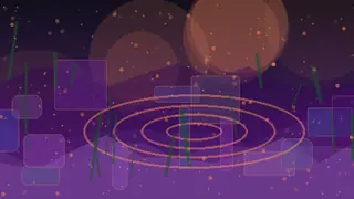 Mushroom Forest Biome Background AI game art example 2
