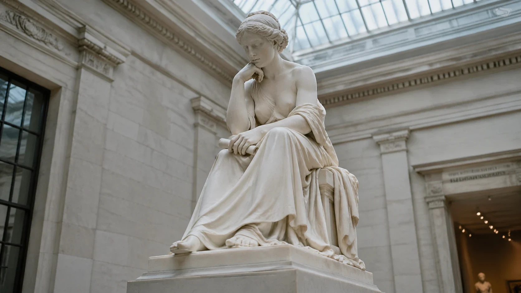 AI generated neoclassical sculptures example 1