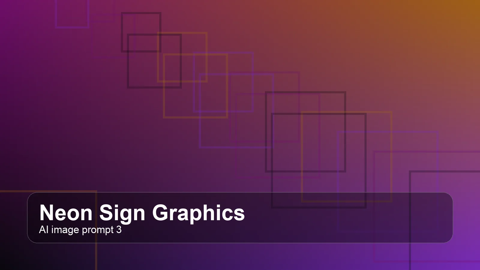 Create a gallery-quality neon sign graphics scene