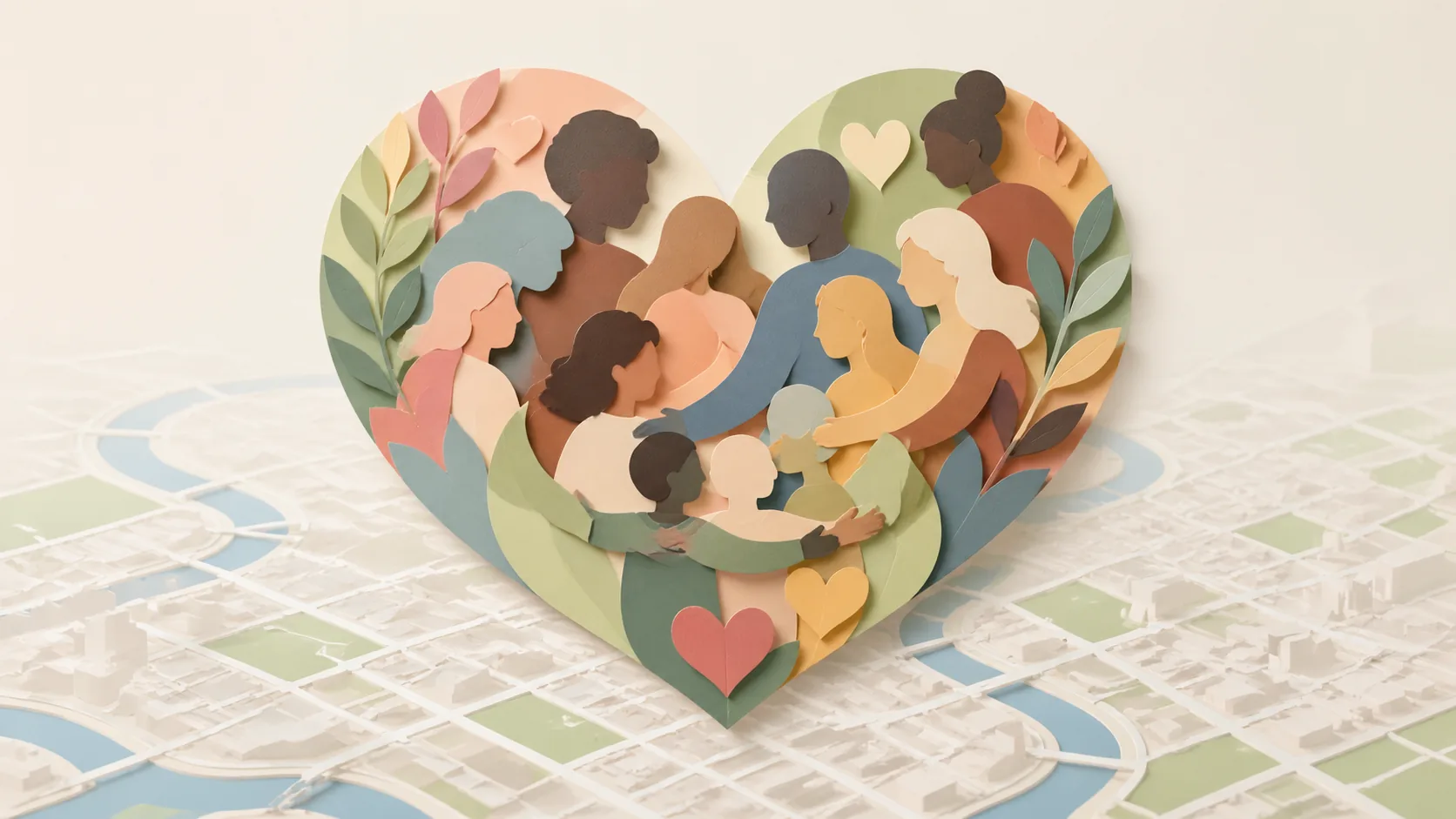 Create a humanitarian non-profit visual