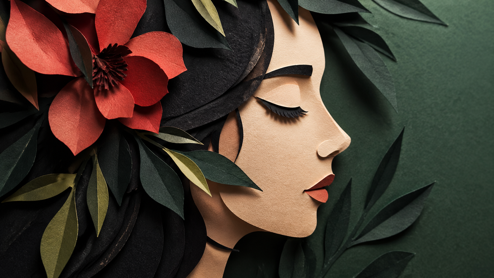 Paper Cutout Craft Art AI image generation example 2