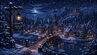 Pixel Platformer Tileset AI image prompt example 3