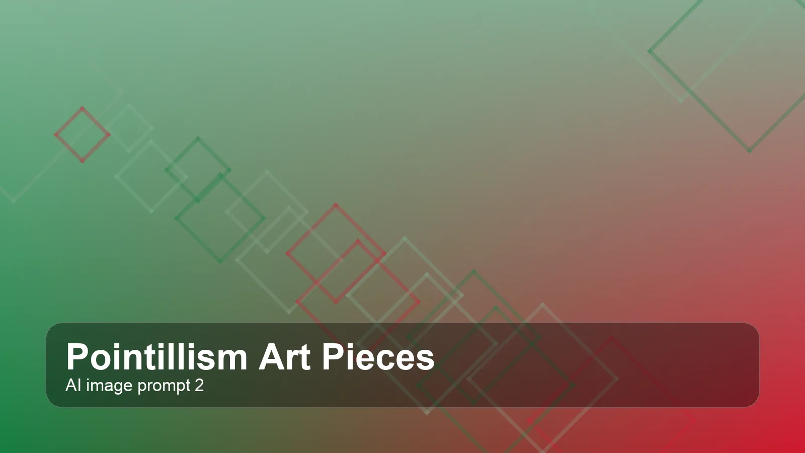 Create a premium editorial pointillism art pieces visual