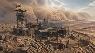AI generated post-apocalyptic environments example 2