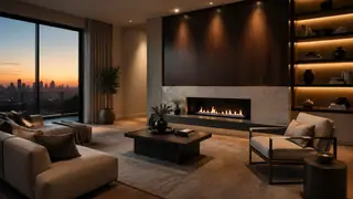 Cinematic conversion-focused real estate virtual staging image