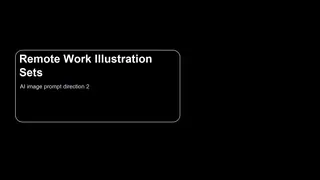 Polished remote work visual showing laptop