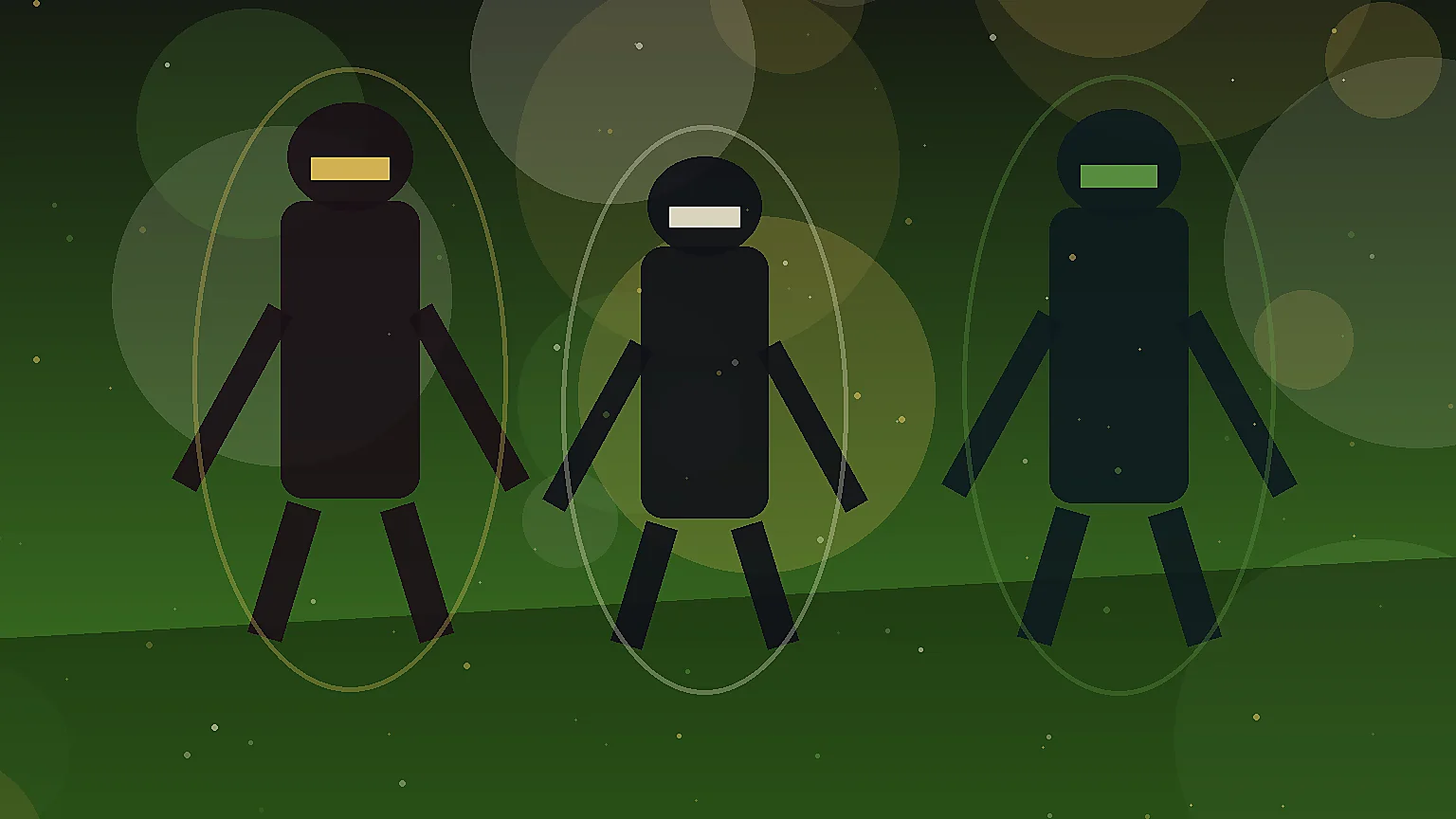 Original robot companion character designs for a sci-fi adventure game