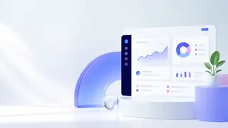Clean modern saas landing page illustrations image