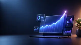 Cinematic conversion-focused saas landing page illustrations image