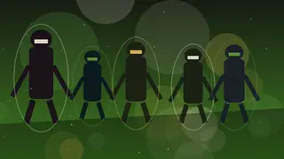 Polished lineup of futuristic infantry character classes