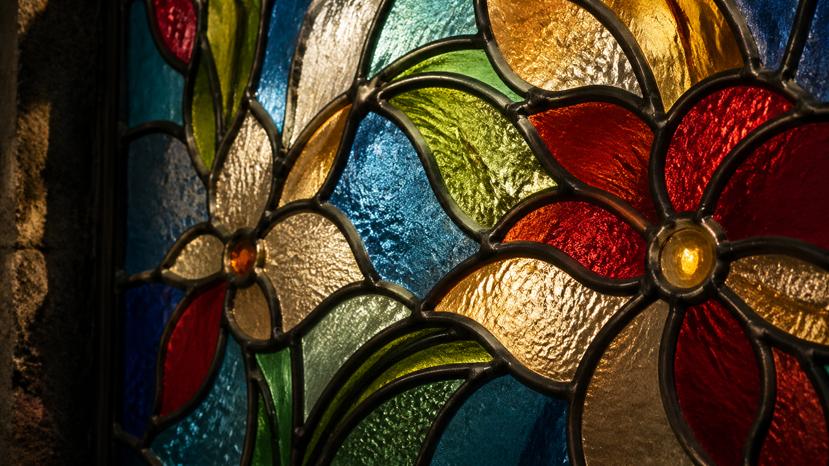 Stained Glass Window Patterns AI image generation example 2