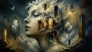 AI generated surrealist abstract art example 2