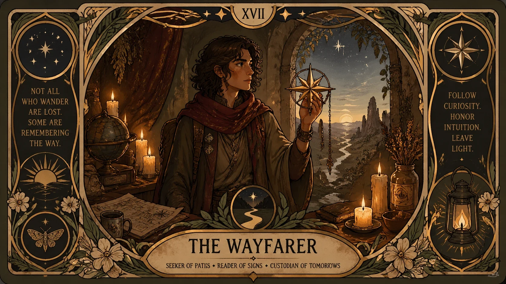 AI generated tarot card art styles example 3