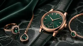 Watch and jewelry design visuals with premium materials