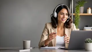 Premium editorial webinar promotional graphics image