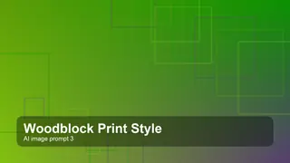 Create a gallery-quality woodblock print style scene