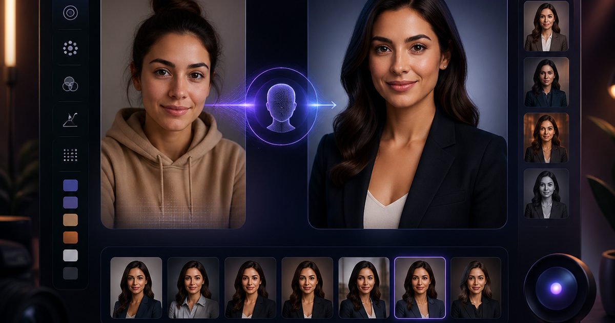 AI and Professional Headshots visual preview