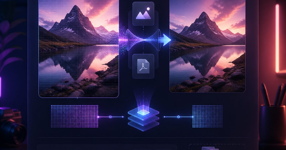 Image and PDF Compression and Resizing visual preview