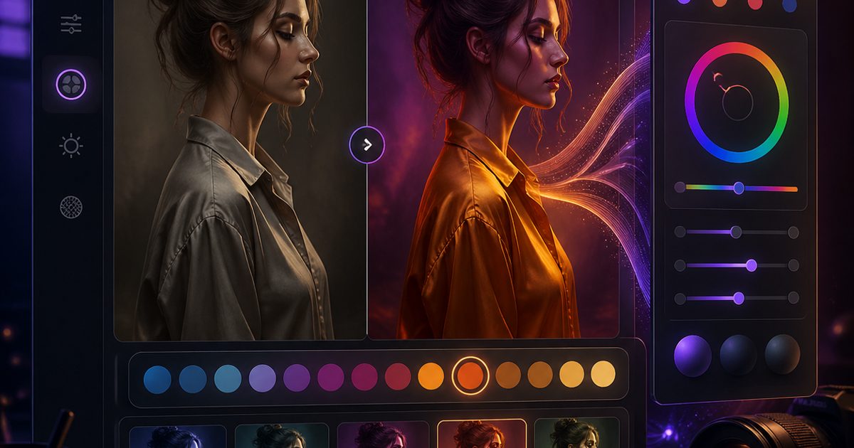 Image Color Editing and Recoloring visual preview