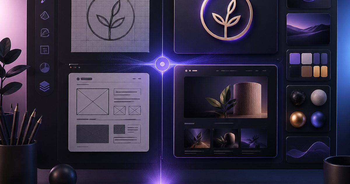 Logotipos y diseño web visual preview