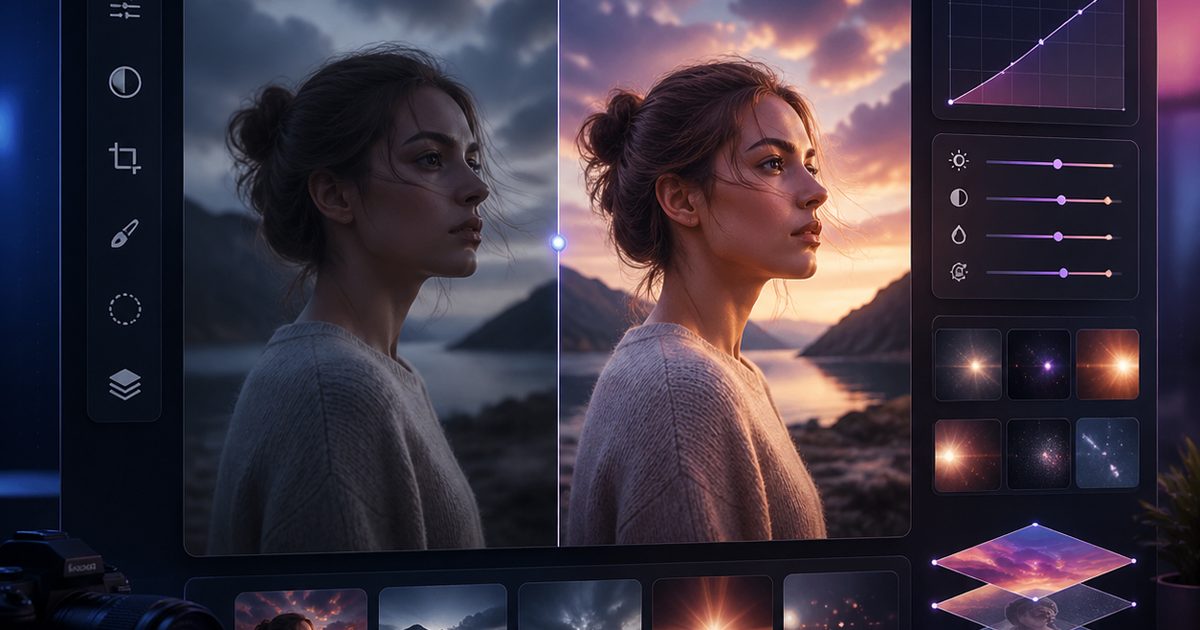 Online Photo Editing and Overlay Tools visual preview