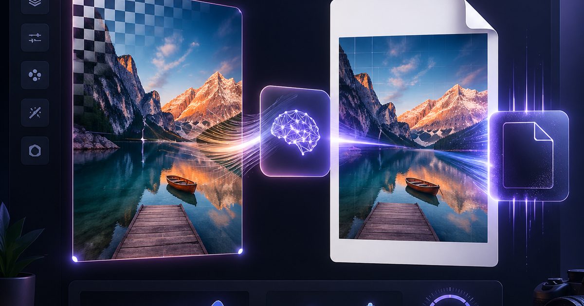 PNG to PDF Conversion and Compression visual preview