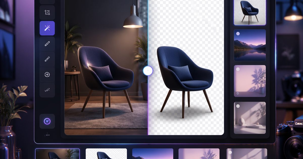 Quitar fondos e imágenes visual preview