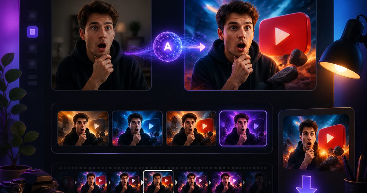 YouTube Thumbnail Creation and Download visual preview