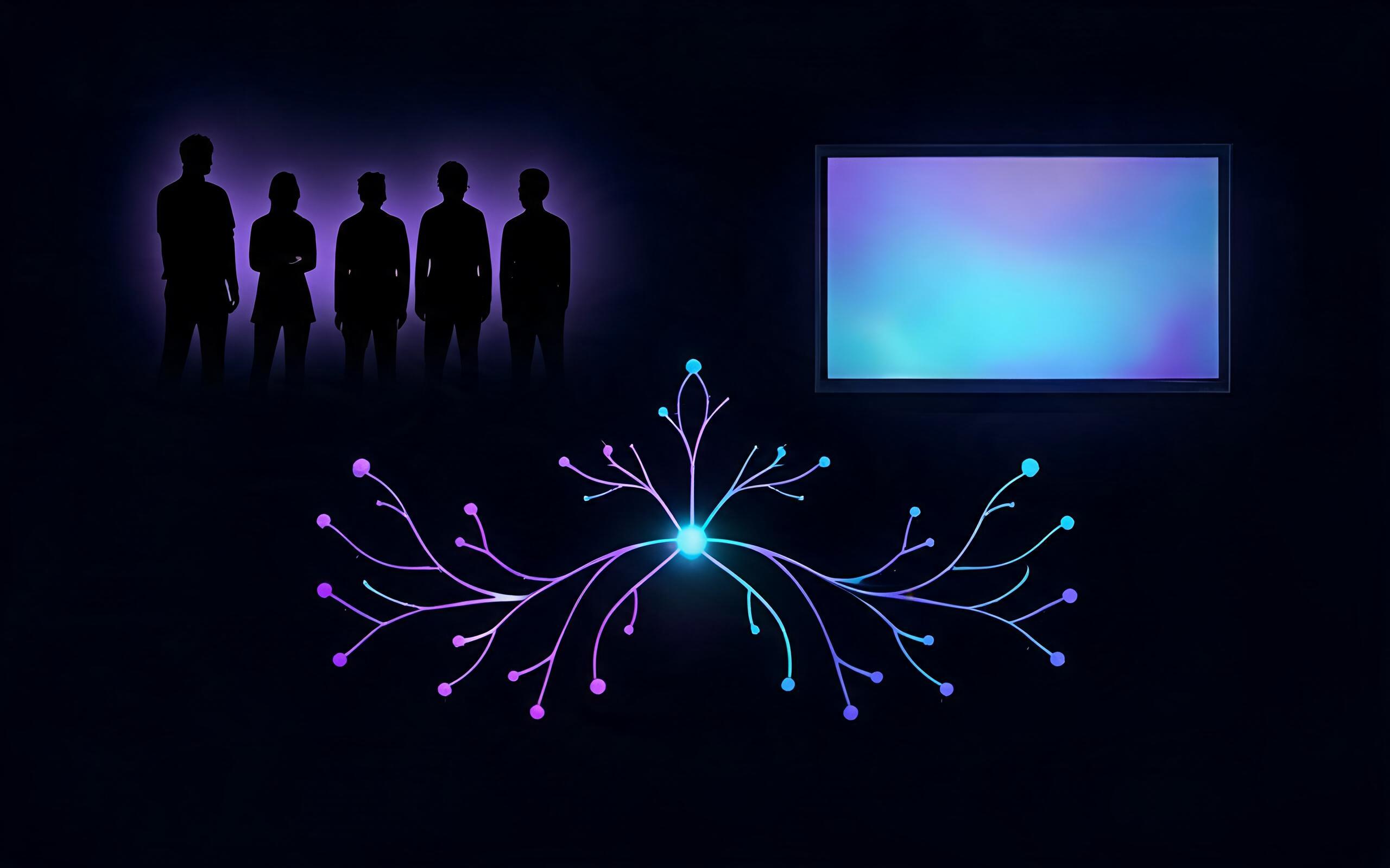 Conceito editorial original ilustrando o programa de TV Unreal
